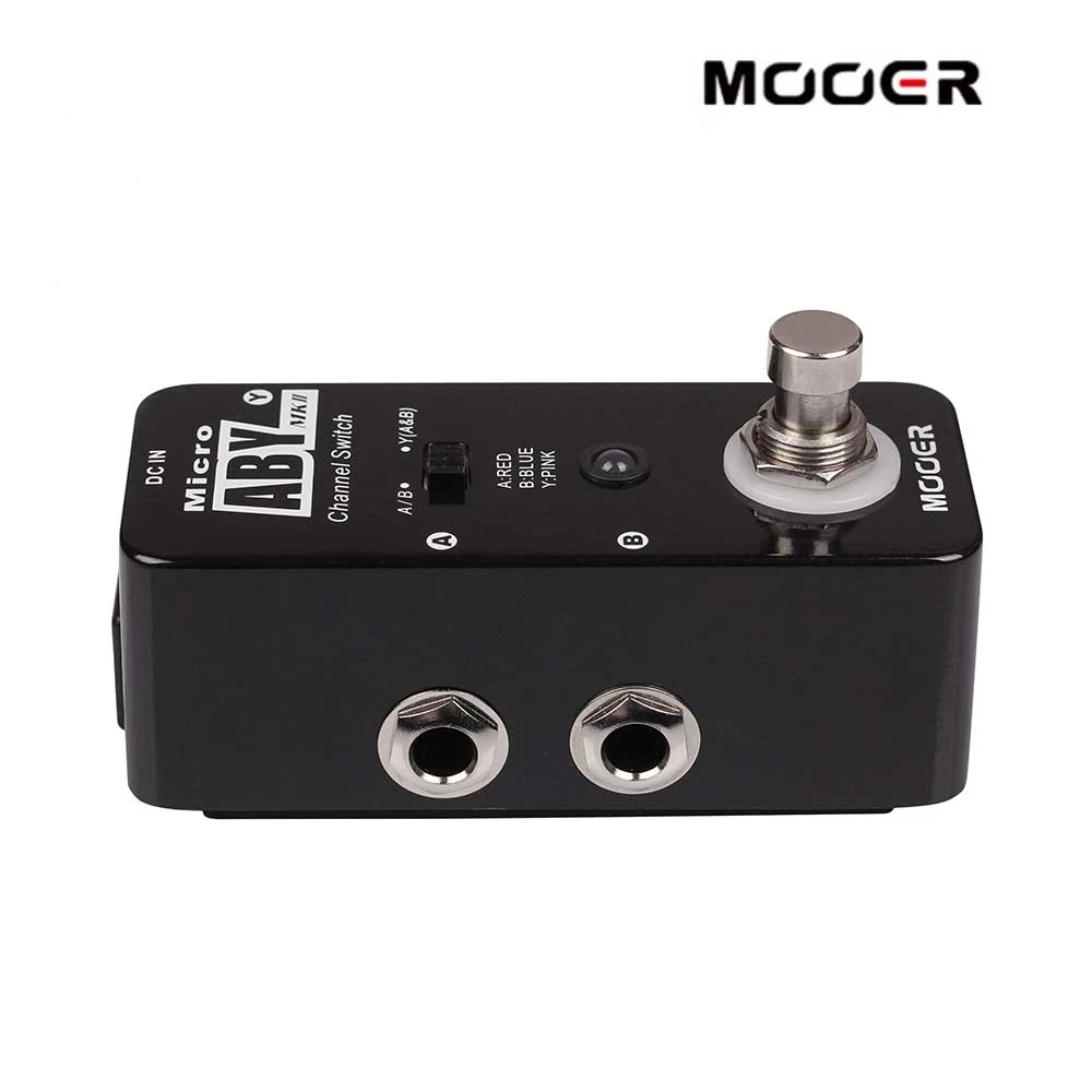 MOOER ABY MKII гитарный эффект педаль мини канальный переключатель для гитары педаль истинный обход металлический корпус для гитары Запчасти и аксессуары