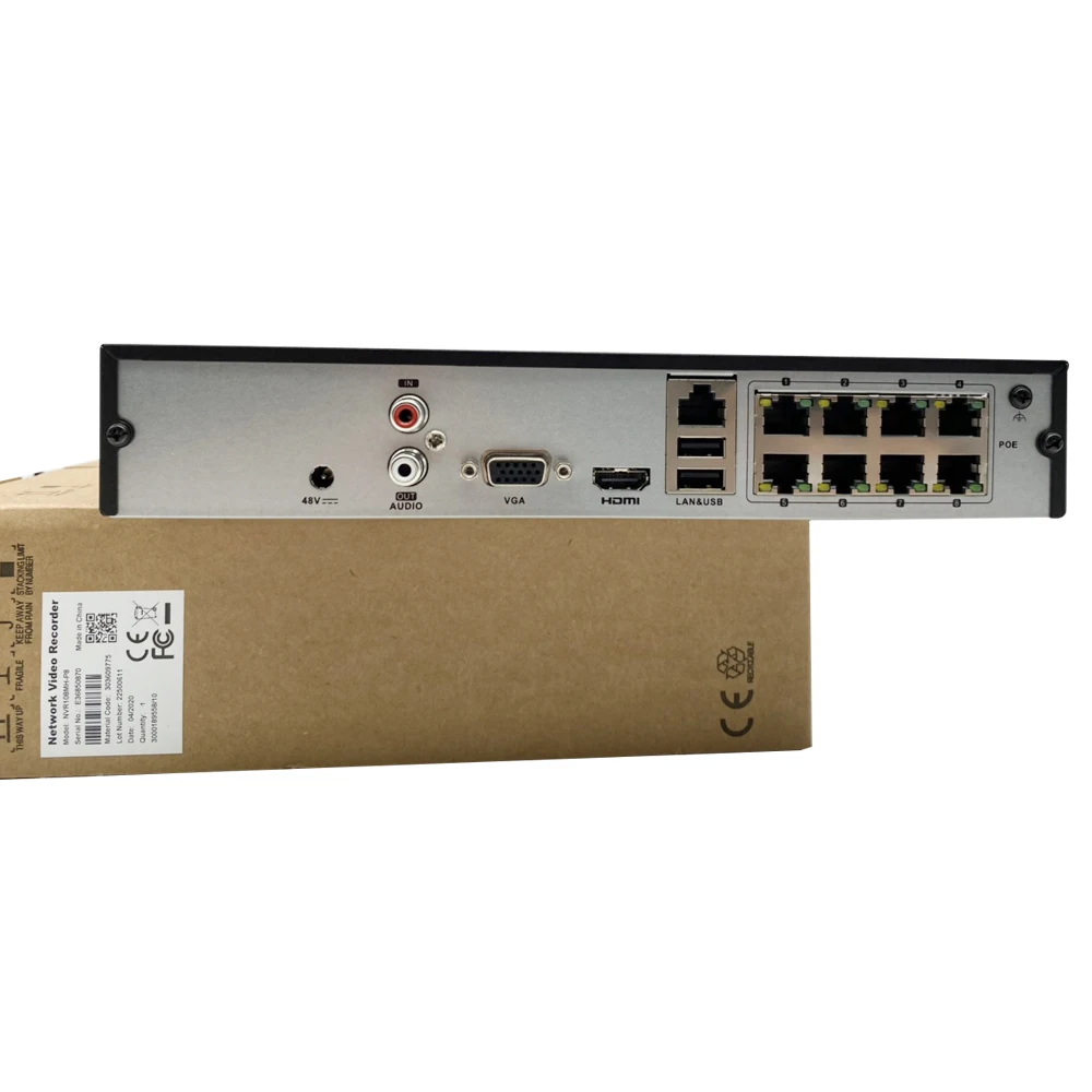 UniLook 8CH NVR 5MP 8 шт Bullet Turrt смешанный POE IP камера комплект системы безопасности ночное