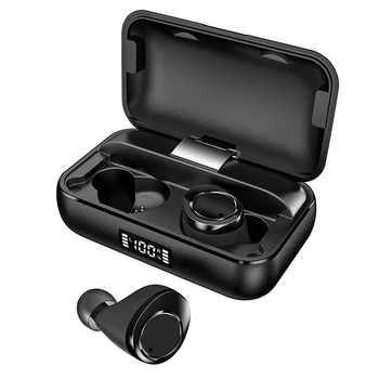 

TWS X13 Bluetooth 5.0 Metal Earphone Touch Control Wireless Earbuds IPX7 Waterproof Noise 5000mAh Cancelling Headphones