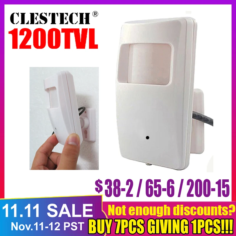 

3.7mm Lens hidden HD CCTV Camera Real 1200TVL Security Surveillance Color Video Probe Exterior Small mini camera have bracket