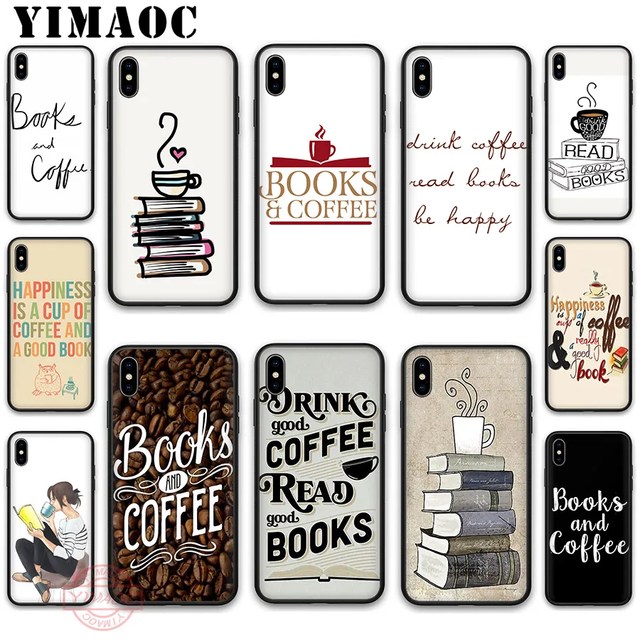 YIMAOC книги и кофе перевернутый Mck принт Мягкие аксессуары для продукции Apple чехлы