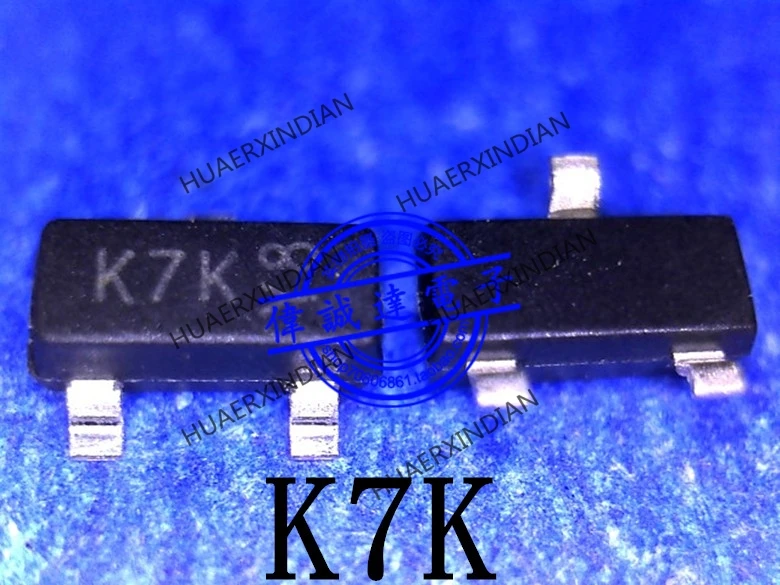 1 шт. новый оригинальный DMN601K DMN601K-7-F SOT-23 N Тип K7K в наличии реальное изображение |
