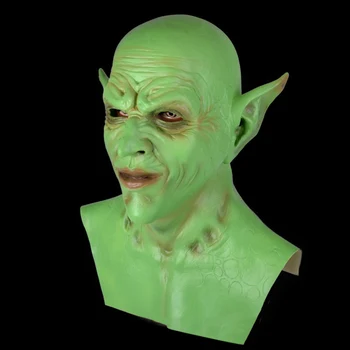 

Imp Variety Latex Face Cover Halloween Scary Headgear for Adult Party Costume Cosplay HUG-Deals