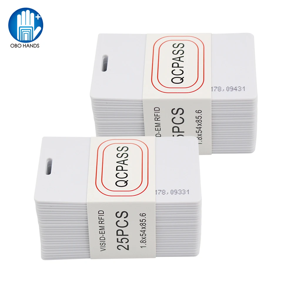 Smart 125KHz RFID Clamshell Card TK4100 EM4200 Card Access Control ID