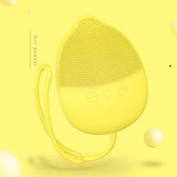 

USB Rechargeable Silicone Cleansing Instrument Cleaning Pores Portable Facial Cleansing Brushes