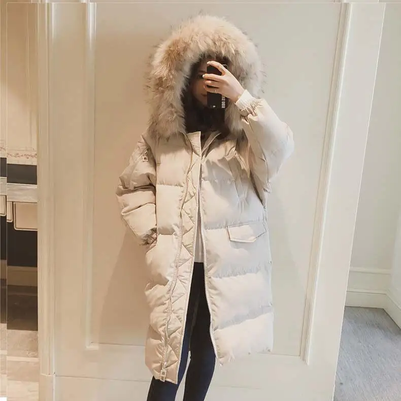 

Short-height Cotton-padded Clothes Women's Korean-style Mid-length down Jacket Cotton-padded Clothes 150cm155 Petite Short Signi