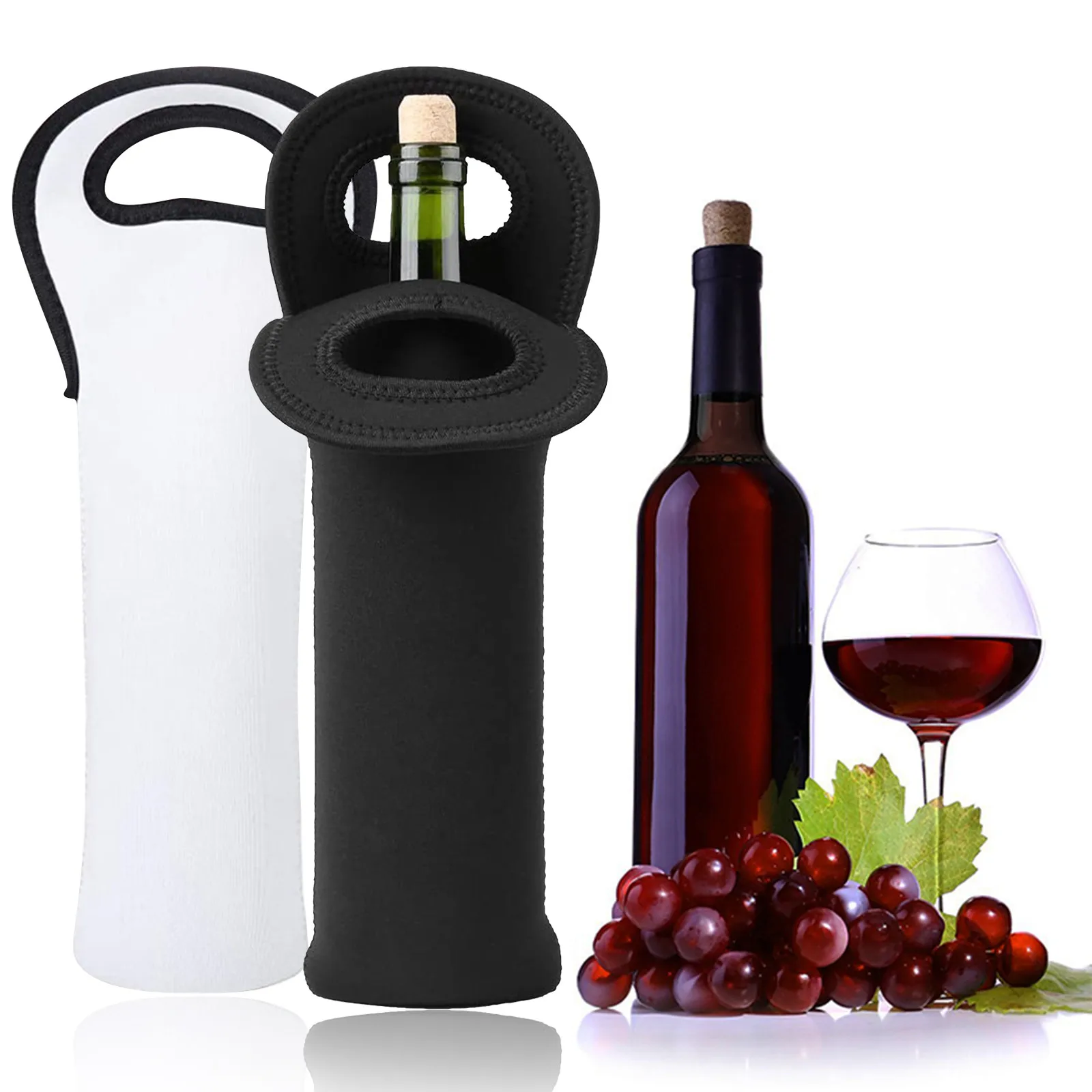 Food Storage Glass Bottle Bag Carriers Cover Wine Winebottle Tote