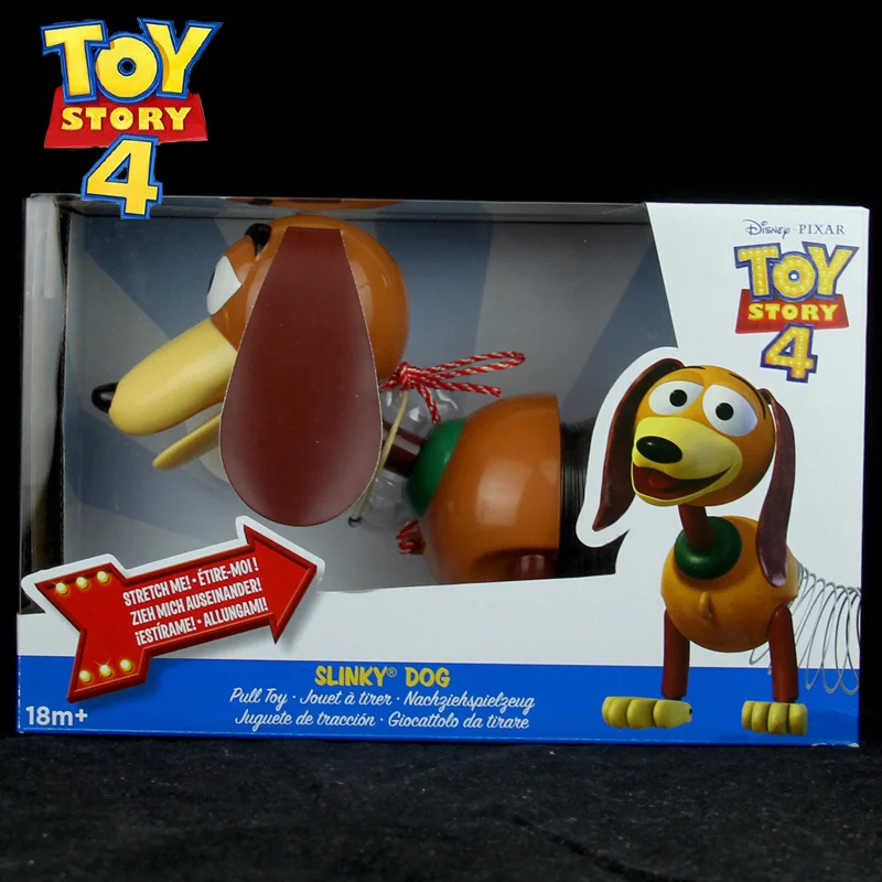 

Original Toy Story 4 Woody Slinky Dog Action Figures Model Toys Children Birthday Gift Collectible Dolls with Genuine box