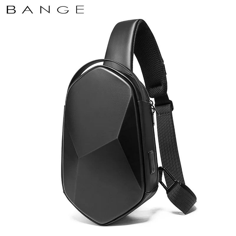 Жесткий чехол BANGE дизайнерские сумки через плечо с USB-зарядкой 3 0 мужские
