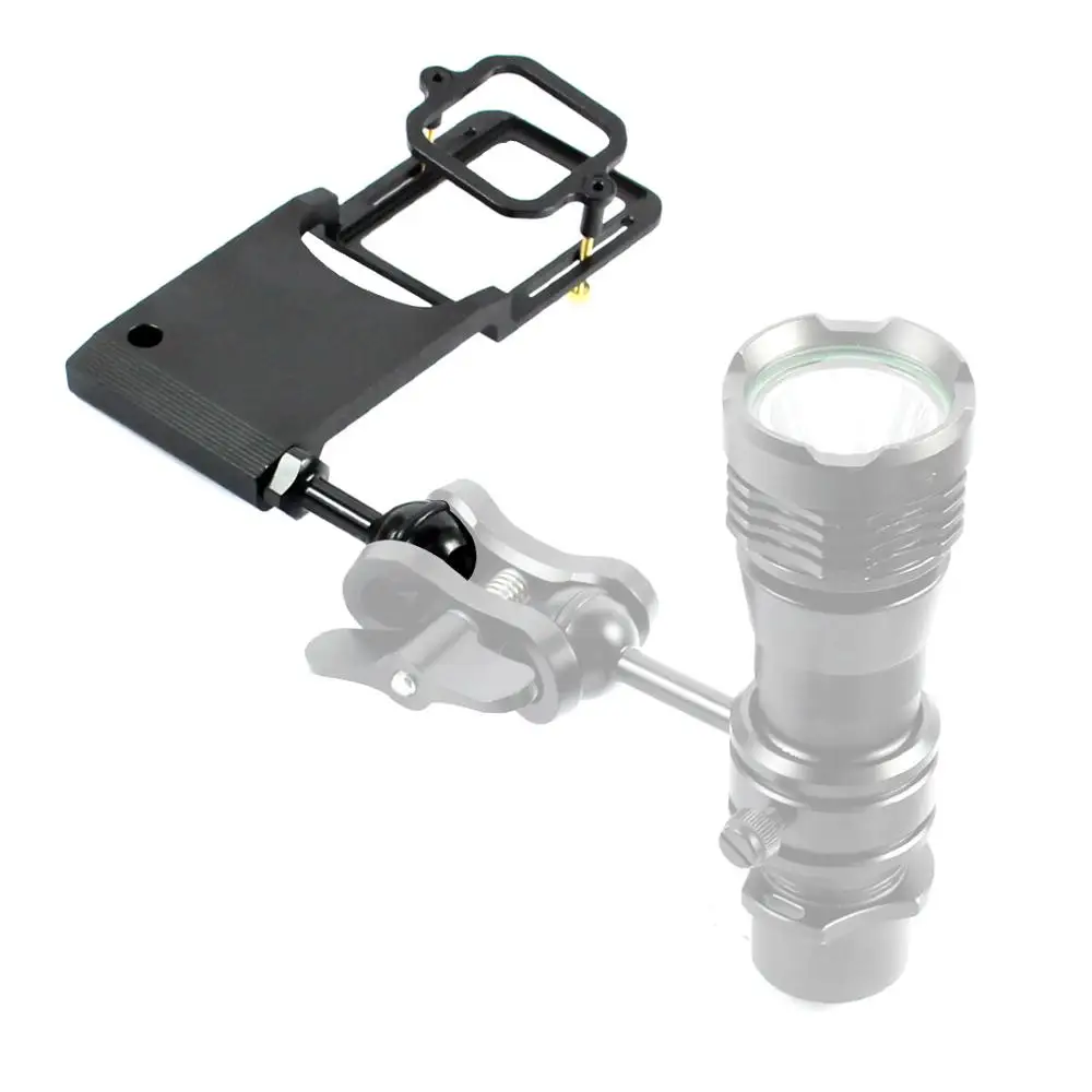 

Camera Mount Adapter Switch Plate + Square Fitting 1/4" Screw Ball Diving Monopod Stick for Gopro Hero 7/6/5/4/3+ for DJI Osmo
