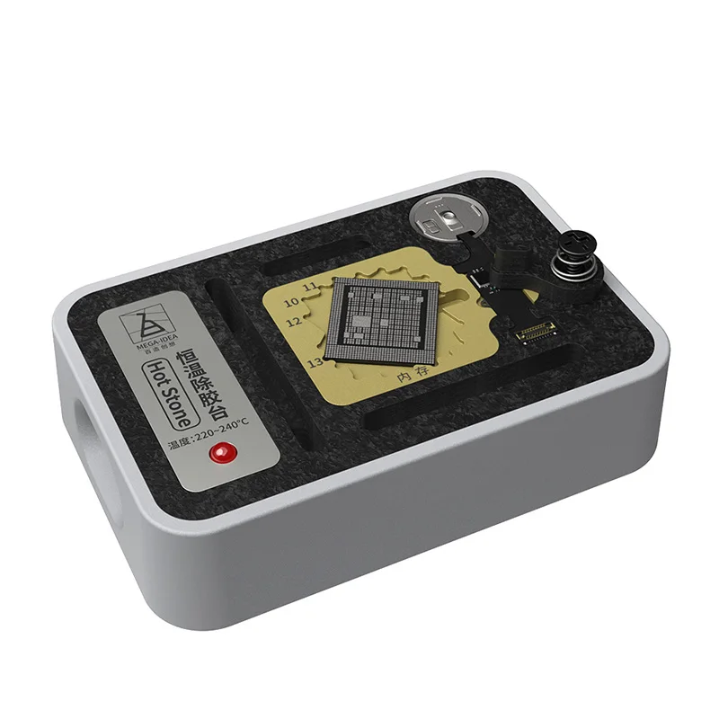 US $26.68 Qianli Hot Stone Glue Removal Heating Platform For Cpu A11 A12 A13 Constant Temperature Nand Fingerprint Chip Heating Station