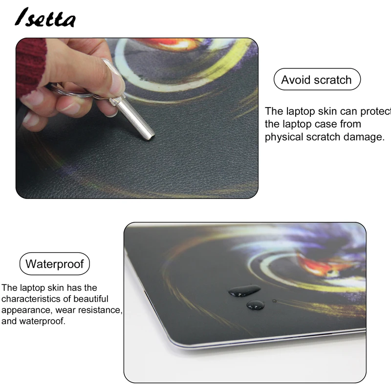 Настройка кожи ноутбука 10-17 дюймов наклейка ноутбука Обложка для Dell/lenovo/MacBook/acer/hp/Asus