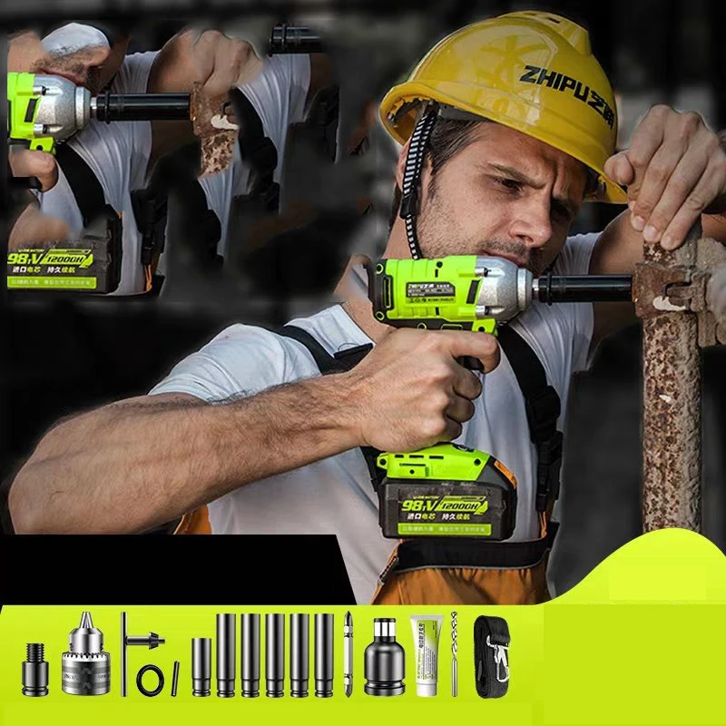 Electric Car Jack And Electric Wrench 400-900N.M Jack-Hammer 1050W Electric Impact Wrench Electric Impact Wrench 1000N.M