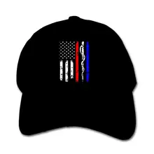 Легкая детская бейсбольная кепка с флагом полиции и пожарного и EMT для мальчиков и девочек, регулируемая черная шляпа от солнца