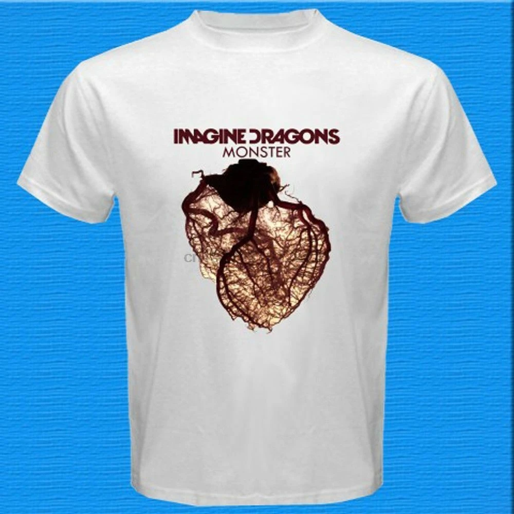 Футболка с надписью Imagine Dragons Monster | Мужская одежда