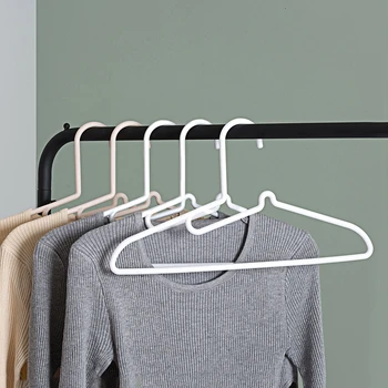

5 pieces household non-slip, not hurting, neckline, plastic hangers, windproof drying racks, balconies, hangers for clothes