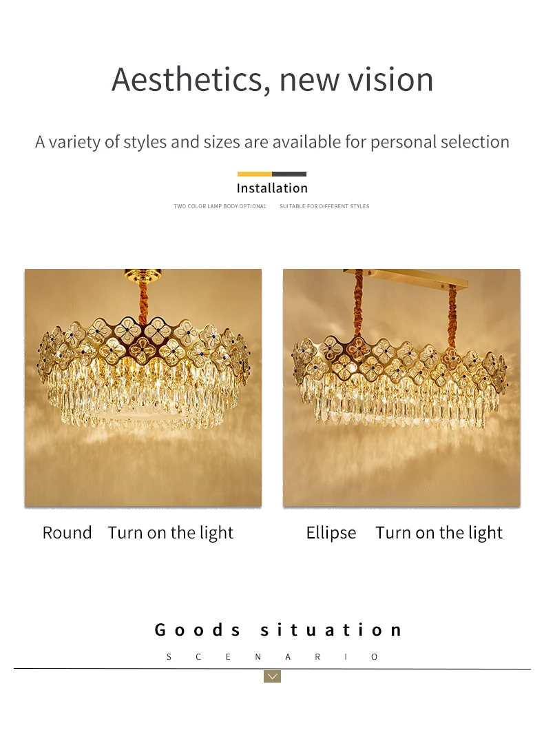 Moderno de Aço Luz para Sala Design Inoxidável Estilo Nórdico Criativo Moderno Ouro Circular Led Pingente Reunião Escritório 4 Luzes e Iluminação