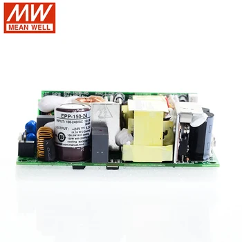 

MEAN WELL EPP-150-24 150W 24V Industrial Open Frame Power Supply 110V/220VAC to 24V DC 6.25A green PCB power unit PSU with PFC