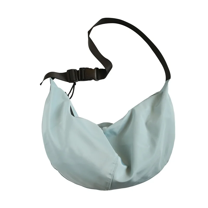 Solid Color Chest Bag for Women Large Capacity Travel Crossbody Shoulder Bag Female Belt Bag