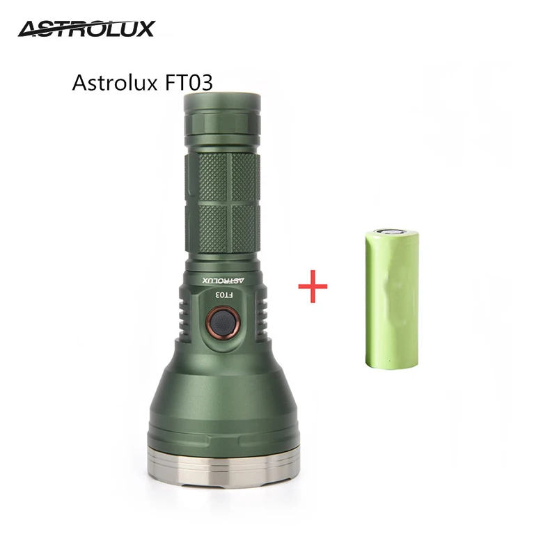 Astrolux FT03 SST40-W 2400lm 875 м Тип-C Перезаряжаемые фонарик + 26650 5000 мАч с питанием от Батарея
