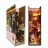 Wooden DIY Book Nook Shelf Insert Kits Model Ocean Roombox Handmade Building Miniature Furniture Home Decoration Toys Gifts 4