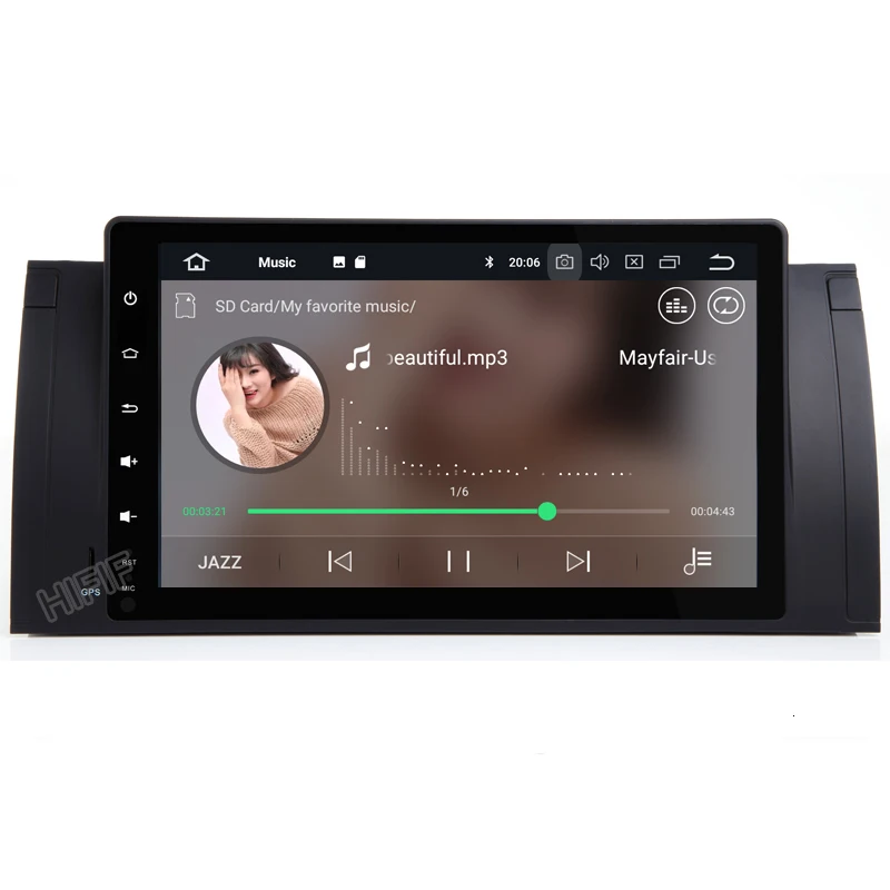 Мультимедийная магнитола для BMW E39 E53 X5 Wi Fi 4G Bluetooth DVR RDS USB сенсорный экран 9 дюймов