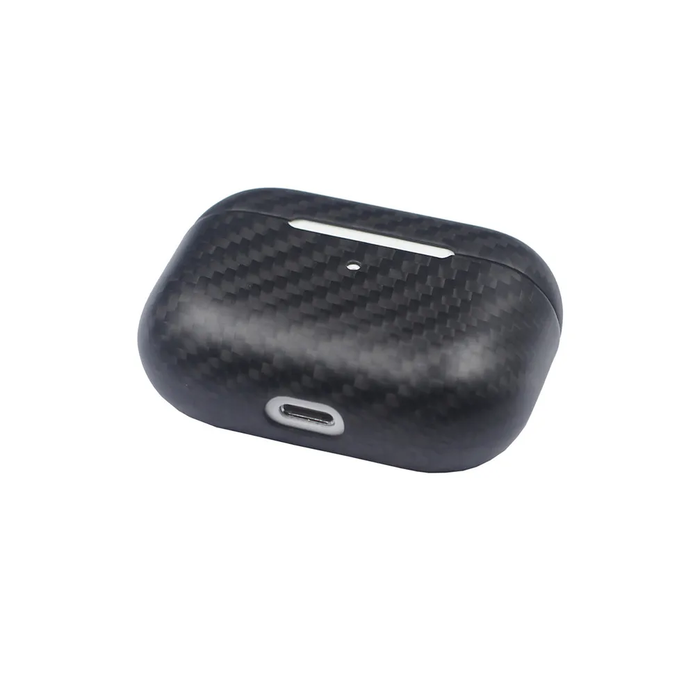Чехол для наушников из настоящего углеродного волокна для AirPods Pro Bluetooth, чехол для зарядки, противоударный защитный чехол