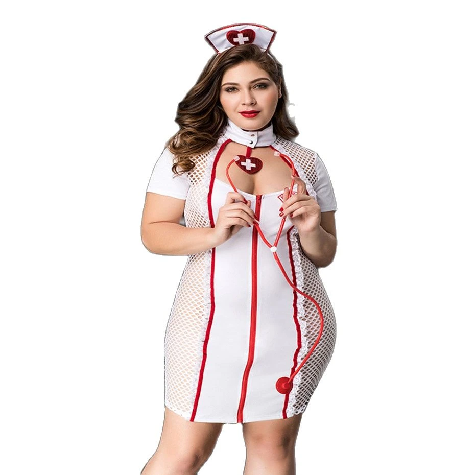 Porno Women's Plus Size Dress Underwear Sexy Nurse Uniform Cosplay Lingerie  Set Erotic Apparel Costumes For Sex Role Play Suits - Exotic Costumes -  AliExpress