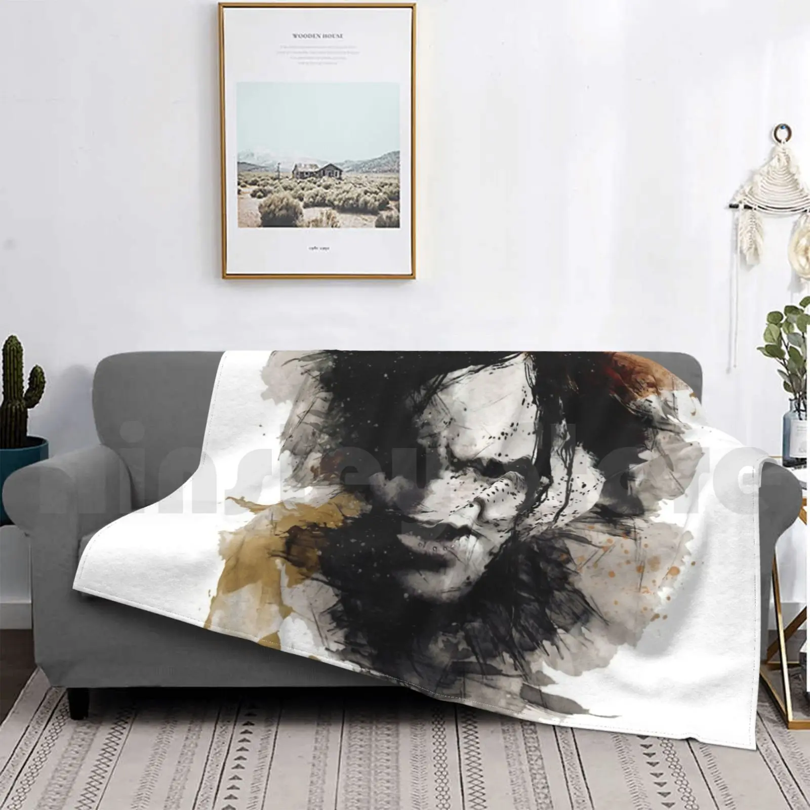 

Ellie-The Last Of Us 2 Part Ii Painting Blanket Fashion Custom Tlou Tlou 2 The Last Of Us The Last