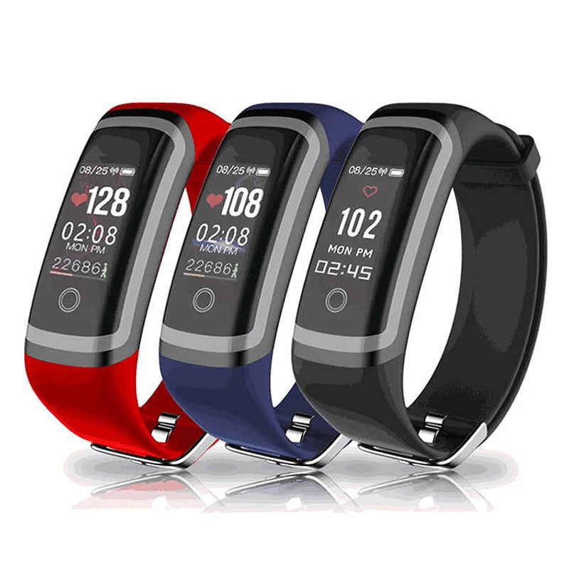 Smartwatch M4 Wristband Pedometer Calorie Sleep Monitoring Heart Rate Smart Watch 0.96 Inch TFT Color Screen M4 Smarts Band
