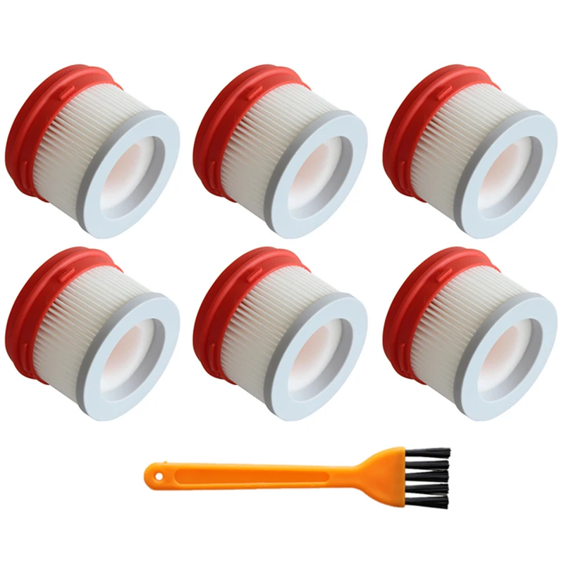 7Pcs HEPA Strainer Suit for Xiaomi Dreame V9 Household Wireless Handheld Vacuum Cleaner Accessories | Бытовая техника