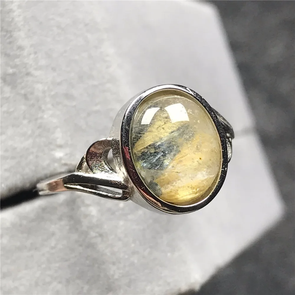 Gold Rutilated Quartz Ring (138)