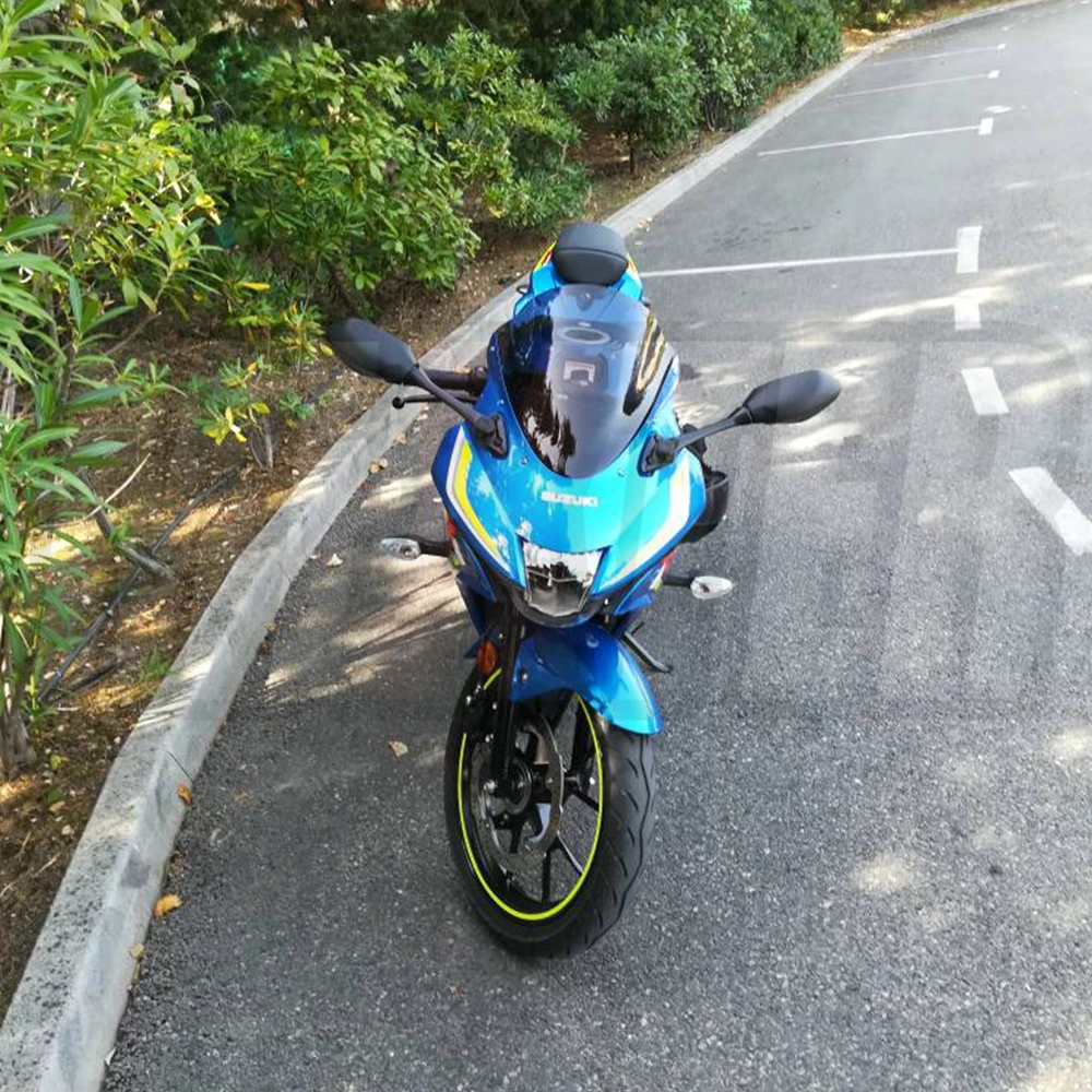 Мотоцикл Спорт Гонки лобовое стекло дефлектор подходит для GSX-R150 GSX-R150 GSXR125 GSXR150 Double Bubble