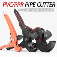 OUDISI PVC Pipe Cutter 36mm 42mm 64mm Aluminum Alloy Body Ratchet Scissors Tube Cutter PVC/PU/PP/PE Hose Cutting Hand Tools 2