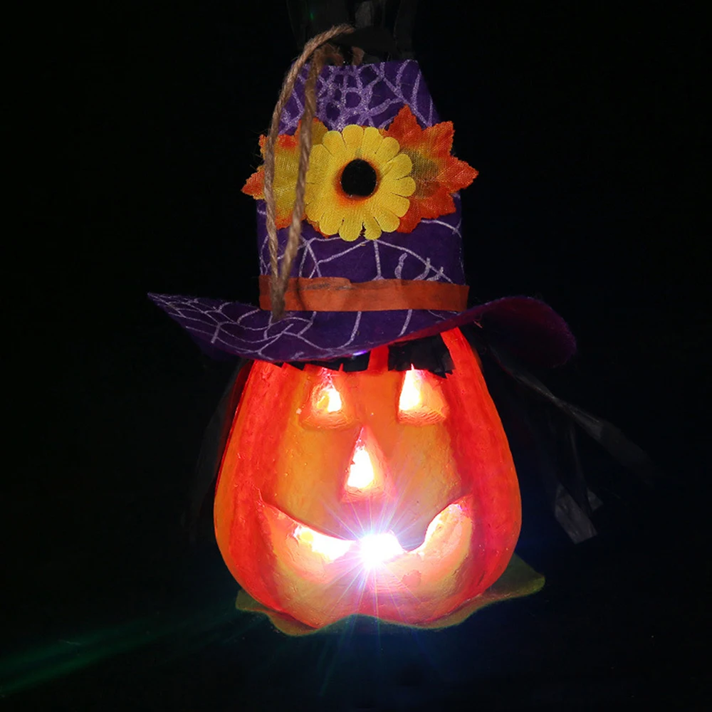 halloween pumpkin lights hollow glowing bubbles small pumpkin