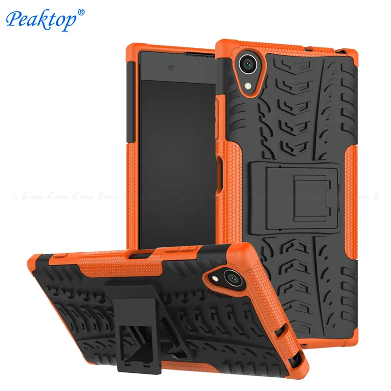 

Tough Stand Cover For Sony 10 Xperia XZ1 XZ2 Compact XA1 Plus XA XA2 Ultra XZS XZ Premium L3 L2 L1 Armor Hybrid Case