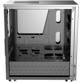 شراءJonsbo C3-Plus M-ATX هيكل من الألومنيوم وحدة معالجة خارجية للحاسوب ATX الطاقة 3.5