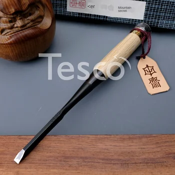 

Hand hit Ben Ming black hit chase chisel flat chisel flat shovel handmade wood chisel