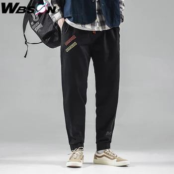 

Wbson Denim Joggers Ankle-Length Trousers Male Pencil Harem Jeans Men Casual Jeans Men's Classic Style Denim Pants SYG6602
