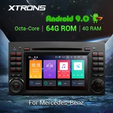 XTRONS 4 Гб ОЗУ Android 9,0 автомобильный dvd-плеер gps для Mercedes Benz W245 W169 Viano Vito W639 Sprinter W906 2006-2008 2009 2010 2011