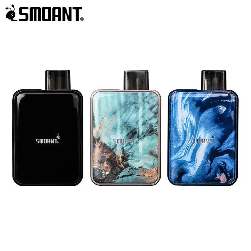 Smoant-Kit Original de vapeo para bebés, batería de 750mah de 2ml de capacidad con bobina de malla de 0.6ohm, bobina de Ni-80 de 1.2ohm, cigarrillo electrónico