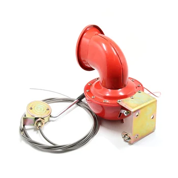 

Retro Cable Operated Horn kit with Manual Switch Back-up Alarm Loud Sound for Car & Truck Boat Low rider ATV 12V 3A 110dB