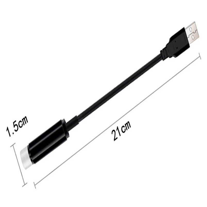 USB Car Atmosphere Lamp Night Light For Home Interior Ambient Star Light LED Projector Lamp Red Light color Lamparas 40NOV1911