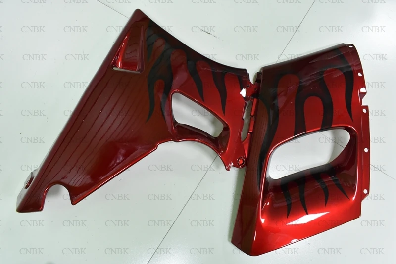 Кузов Zzr400 05 06 07 для Kawasaki 99 00 Пластиковые обтекатели 1993 - 2007 жемчужный красный
