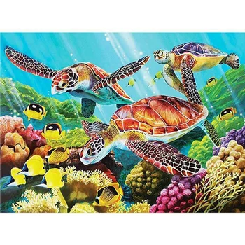 

5D Diamond Painting Full Drill Embroidery Cross Stitch Kits Sea Turtle Decors