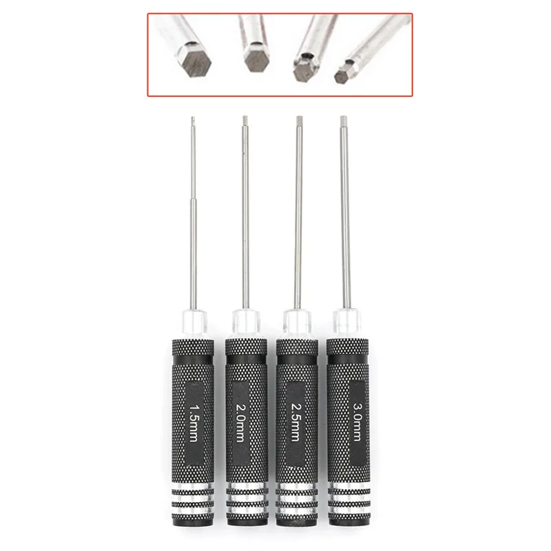 RC автомобили металл Шестигранная гайка головка отвертка инструменты 1 5 мм 2 0 3 HSP