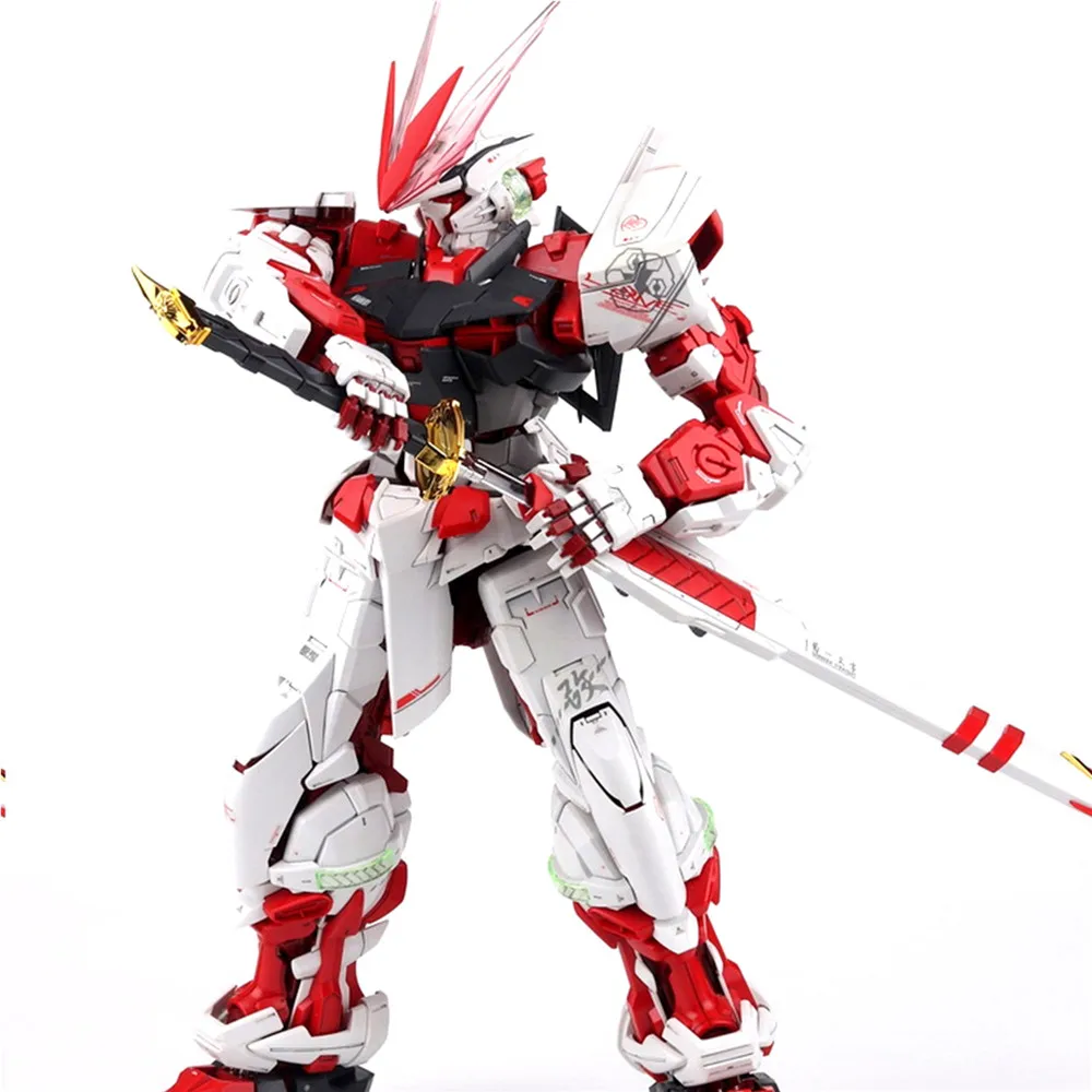 Pièces modifiées cadre rouge bleu corne de Dragon Version 2.0 pour Bandai MG 1/100 Astray Gundam modèle Kit