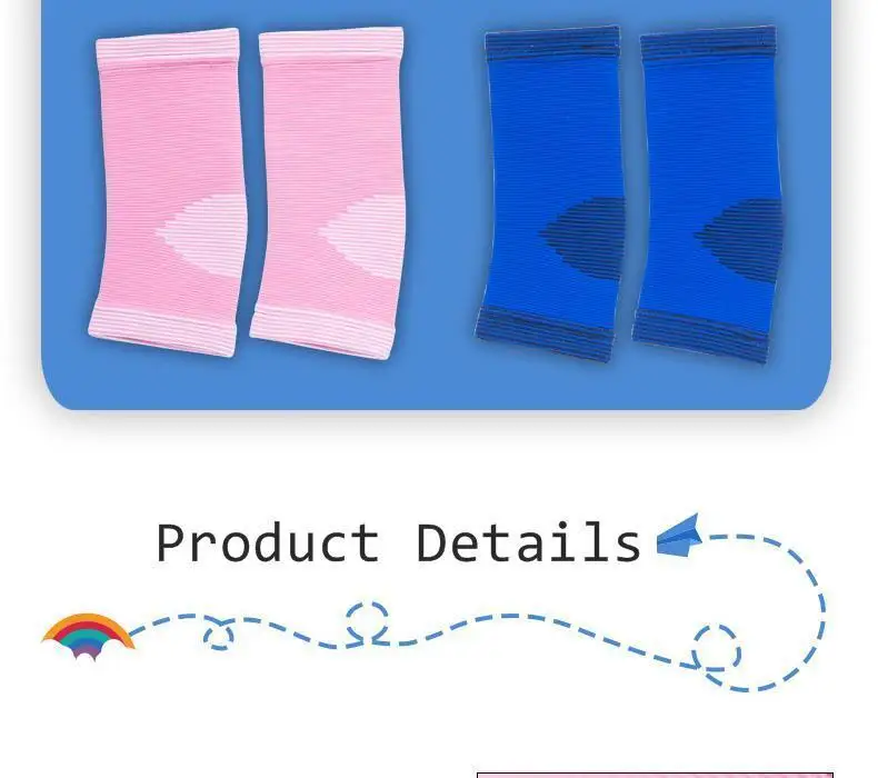 2PCS Kids Children Ankle Brace Compression Sleeves Foot Arch Support Plantar Fasciitis Sock For Swelling Heel Spur Pain Relief