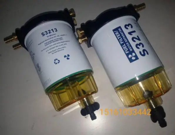 

S3213 Boat Fuel Water Separator Marine for Mercury Yamaha Outboard 10 Micron