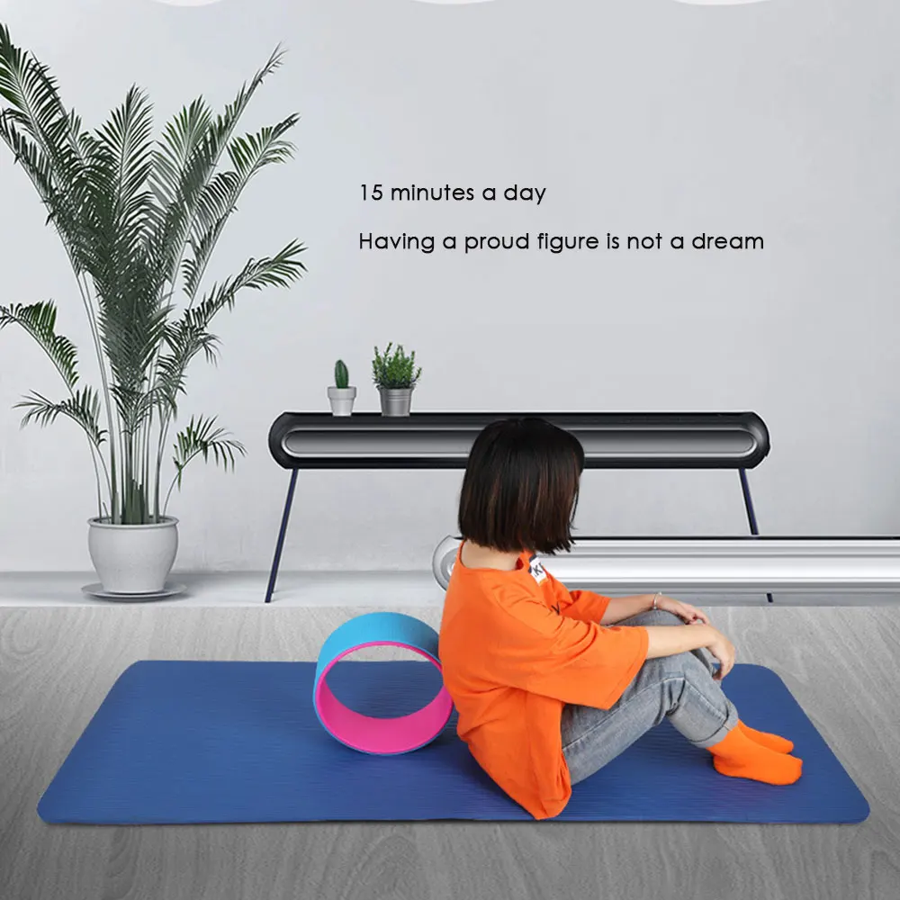 Yoga Prop Wheel Прочный Удобный сильнейший Backbends спортивный инвентарь Dharma для восстановления после родов фитнес растяжения баланса
